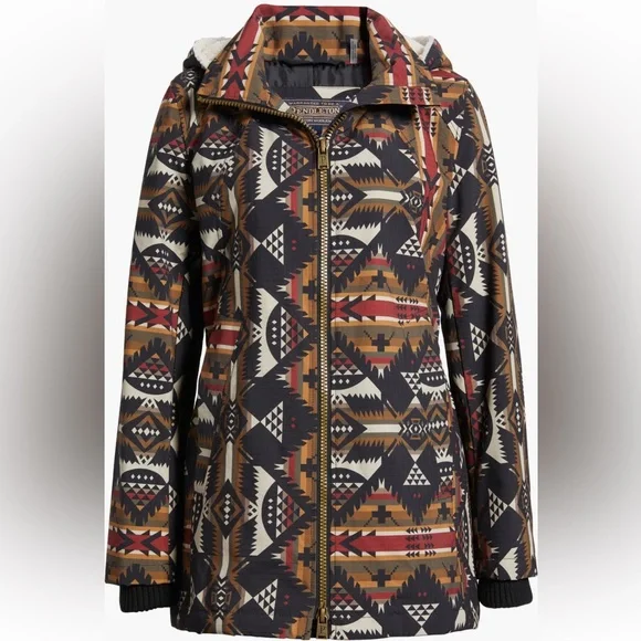 New! Pendleton Redwood Insulate Ripstop Parka Jacket size M